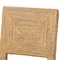 Bali & Pari Anfield Modern Bohemian Natural Seagrass and Mahogany Wood Dining Chair 243-13485-ZORO - alternate 10